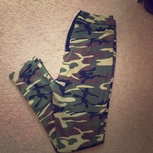 High waisted army pants